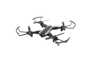 Drone Shark Wi-fi Câmera HD preto e cinza ES177 Multilaser unid.