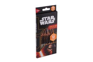 Lápis de cor com 12 cores Star Wars 685267 Tris Summit