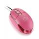 Mouse 3 botões 800 DPI Óptico rosa Multilaser MO002 unid.