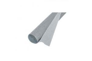 Papel crepom metalico 45cm x 1m prata unid