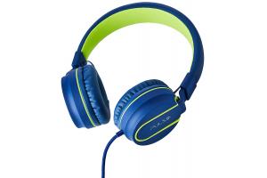 Fone de ouvido com microfone Pulse azul e verde Multilaser PH162 unid.