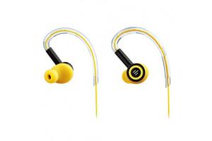 Fone de ouvido Earhook Pulse preto e amarelo Multilaser PH221 unid.