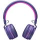 Fone de ouvido Pulse Blueetooth Fun rosa/roxo Multilaser PH217 unid.