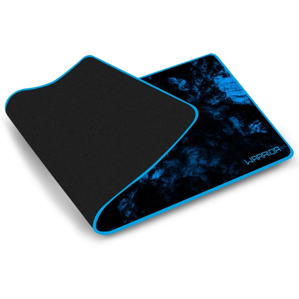 Mouse Pad Gamer para teclado e mouse Warrior azul Multilaser AC303 unid.