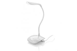 Luminária de mesa LED light USB branca Multilaser AC274 unid.