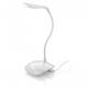 Luminária de mesa LED light USB branca Multilaser AC274 unid.