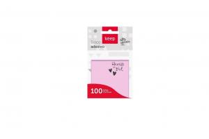 BLOCO ANOTACOES 75 X 75 100 FLS FLS EI021 ROSA KEEP UND