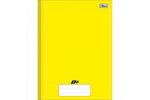 CADERNO BROCHURAO C/D TIPO ATA 48 FLS MAIS 11676 AMARELO TILIBRA UND