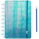 CADERNO C/D UNIV. 1 X 1 MEDIO 60 FLS INTELIGENTE CIMD3055 HOLOGRAFICO AZUL AMBRAS UND 318629