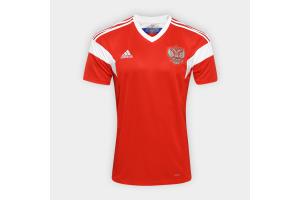 Camisa Russia OFICIAL I 2018 P/G Adidas unid.