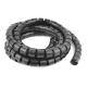 ORGANIZADOR DE FIOS E CABOS 20MM X 1,5M OF2002 PRETO BRW UND 321969
