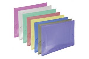 PASTA C/ ABA E ELASTICO POLIPROPILENO OFICIO FINA 501PP-FM FUME DAC UND
