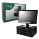 SUPORTE P/ MONITOR EM MDF C/ 3 GAVETAS 3347 PRETO SOUZA UND