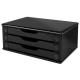 SUPORTE P/ MONITOR EM MDF C/ 3 GAVETAS 3347 PRETO SOUZA UND