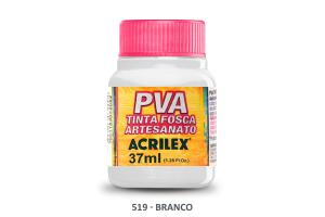 TINTA P/ ARTESANATO 37 ML FOSCA 519 BRANCO ACRILEX UND