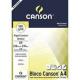 BLOCO DESENHO CANSON 210 X 297 140GR 20FLS BRANCO 7202 ROMITEC UND                                                                                                                                                                                             