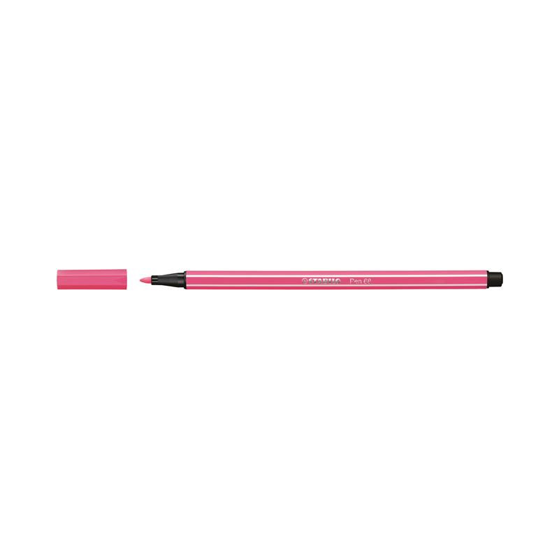 Caneta Pen Stabilo rosa 68/56 Stabilo unid.