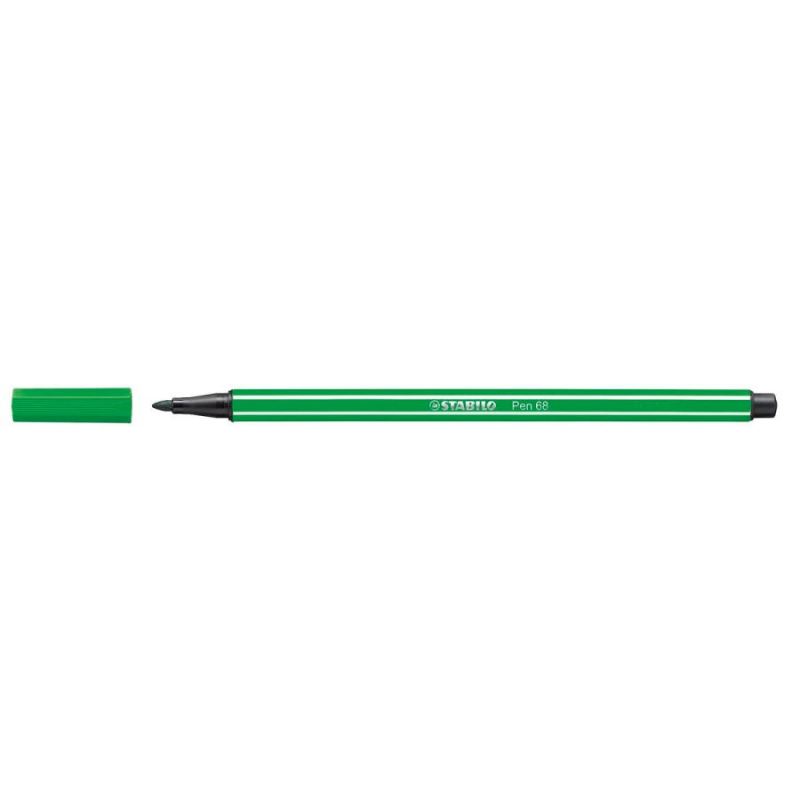 Caneta Pen Stabilo verde esmeralda 68/16 Stabilo unid.