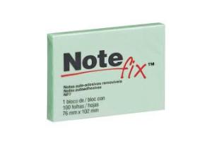 Bloco Note fix  nf7 76mm x 102mm 100 folhas verde 3m  unid.