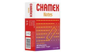 Papel lembrete 80mm x 115mm com 300 folhas notes Chamex unid.