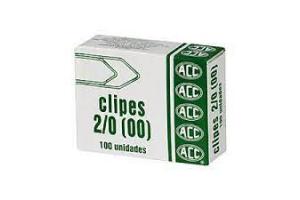 CLIPS GALVANIZADO N 00 2/0 ACC CX 100 UND