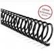 ESPIRAL 12 MM PARA 70 FLS PRETO PCT 100 UND