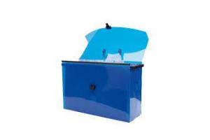 MALETA ARQUIVO DELLOPLAST C/10 PST SUSP .0317 AZUL DELLO UND  