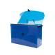 MALETA ARQUIVO DELLOPLAST C/10 PST SUSP .0317 AZUL DELLO UND  