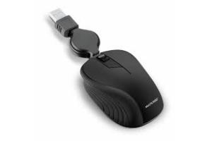  MOUSE 3 BOTOES 1200 DPI OPTICO RETRATIL USB MO231 PRETO MULTILASER UND