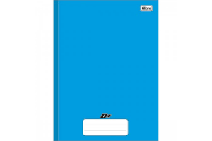 CADERNO BROCHURAO C/D TIPO ATA 48 FLS MAIS 11674-2 AZUL TILIBRA UND