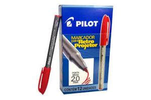 CANETA P/ RETRO 2.0MM VERMELHO PILOT UND