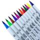 MARCADOR DUAL BRUSH PEN CORES BRW ESTOJO 12 UND                                              