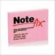 BLOCO NOTE FIX NF7 76MM X 102MM 100FLS ROSA 3M UND