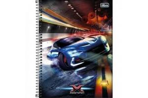 CADERNO C/D UNIV. 1 X 1 80 FLS X-RACING 30.478-6 TILIBRA UND