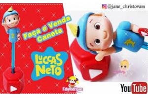 CANETA ESFEROGRAFICA DECORADA LUCCAS NETO COPIMAR UND