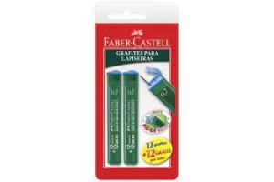 GRAFITE 0.7MM 2B TUBO C/ 12 SM/TMG072B FABER CARTELA C/ 2 UND