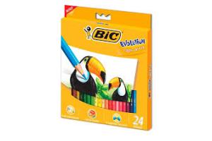 LAPIS DE COR EVOLUTION COLOR C/24 BIC UND