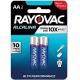 PILHA ALCALINA PEQ AA 20853 RAYOVAC CT 02 UND  