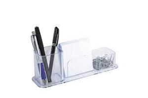 PORTA CANETA/CLIPS/LEMBRETE DELLOCOLOR 3031.H CRISTAL DELLO UND
