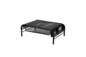 SUPORTE P/ MONITOR ARAMADO C/ ORGANIZADOR DE MESA EI044 PRETO KEEP UND