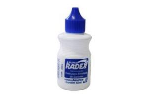 TINTA P/ CARIMBO 40 ML AZUL RADEX UND 