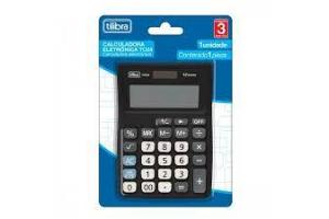 CALCULADORA DE BOLSO 12 DIGITOS ELETRONICA TC04 PRETA TILIBRA UND