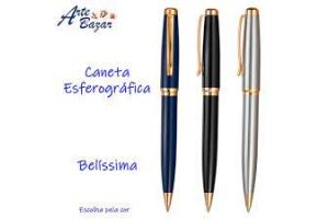 CANETA ESFEROGRAFICA BELISSIMA YW10015S CROWN UND 