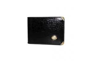 CARTEIRA DE COURO PLUMA MAMUTY 0001 MOM PRETO MITTY UND
