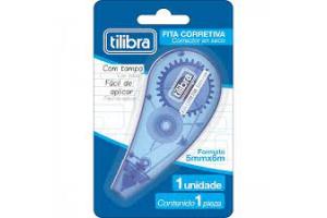 FITA CORRETIVA 5MM X 6M 23171 AZUL TILIBRA UND 