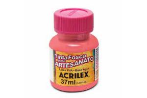 TINTA P/ ARTESANATO 37 ML FOSCA 567 ROSA CHA ACRILEX UND 