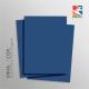 PAPEL COLOR PLUS A4 210 X 297 180GRS PORTO SEGURO AZUL ESCURO MENNO PCT 25 FLS 