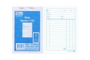 BLOCO NOTA NEUTRA 1/32 50 FLS 11234-5 PAPELBRAS