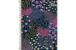 CADERNO COM ESPIRAL 29237 VANILLE ( 80 FOLHAS ) UND - TILIBRA