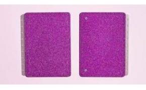 CAPA E CONTRACAPA PARA CADERNO INTELIGENTE A-5 CICA2055 ( GLITTER PINK ) UND -  AMBRAS